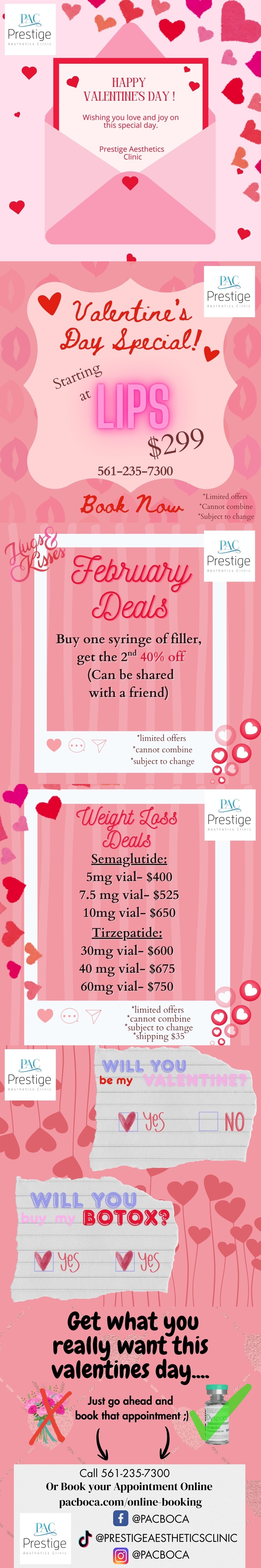 Valentine's Day Specials Prestige Aesthetics Clinic